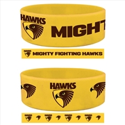 Buy AFL: Hawthorn - Set Of 2 Wrist Bands