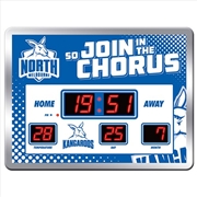 Buy AFL: North Melbourne - Led Scoreboard Clock