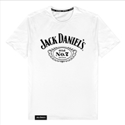 Buy Jack Daniels - White Logo Tee - 3Xl