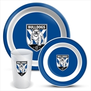 Buy NRL: Bulldogs - 3Pce Dinner Set