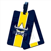Buy NRL: Cowboys - Kids Rubber Bag Tag