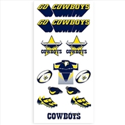 Buy NRL: Cowboys - Tattoo Sheet