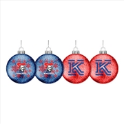Buy NRL: Knights - S/4 Glitter Baubles