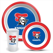 Buy NRL: Knights - 3Pce Dinner Set