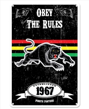 Buy NRL: Panthers - Retro Metal Sign