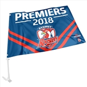 Buy NRL: Roosters - Gf18 Roosters Car Flag- Premiership
