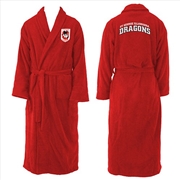 Buy NRL: St George Dragons - Mens Long Sleeve Robe