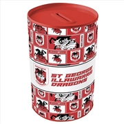 Buy NRL: St George Dragons - Tin Money Box