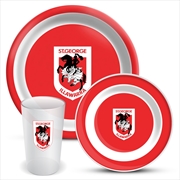 Buy NRL: St George Dragons - 3Pce Dinner Set