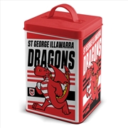 Buy NRL: St George Dragons - Storage Cookie Tin