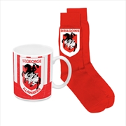 Buy NRL: St George Dragons - Heritage Mug & Sock Pk