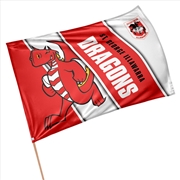 Buy NRL: St George Dragons - Retro Game Day Flag