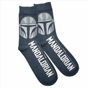 Buy Star Wars - Mandalorian Helmet W Text Sock