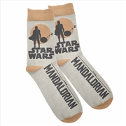 Buy Star Wars - Mandalorian Rust/Grey Character Sock