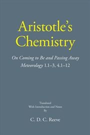 Buy Aristotle's Chemistry