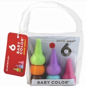 Buy Baby Color Stackable Crayons pastel 6