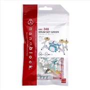 Buy nanoblock - Drum Set Green