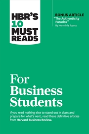 Buy HBR's 10 Must Reads for Business Students