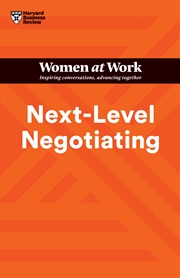 Buy Next-Level Negotiating :HBR Women at Work Series