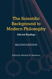 Buy The Scientific Background to Modern Philosophy