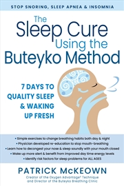 Buy The Breathing Cure For Sleep Using The Buteyko Method