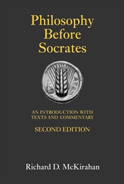 Buy Philosophy Before Socrates