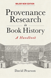 Buy Provenance Research in Book History