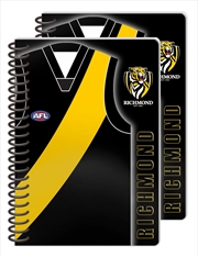Buy AFL - Richmond Guernsey Notebook 2pk