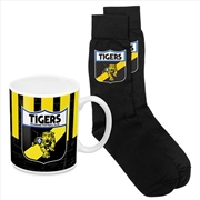 Buy AFL - Richmond Heritage Mug & Sock Pk