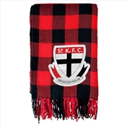 Buy AFL - St Kilda Tartan Throw