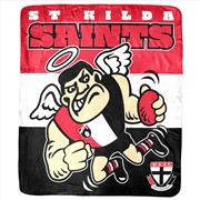 Buy AFL - St Kilda Coral Fleece Rug