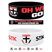 Buy AFL - St Kilda Set Of 2 Wrist Bands
