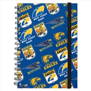 Buy AFL - West Coast Eagles Hard Cover Notebook