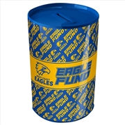 Buy AFL - West Coast Eagles Tin Money Box
