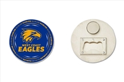 Buy AFL - West Coast Eagles Bottle Opener Magnet