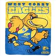 Buy AFL - West Coast Eagles Coral Fleece Rug