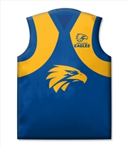 Buy AFL - West Coast Eagles Guernsey Shape Cushion