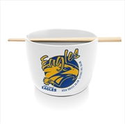 Buy AFL - West Coast Eagles Noodle Bowl/Chopstick