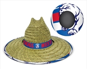 Buy AFL - Western Bulldogs Straw Hat