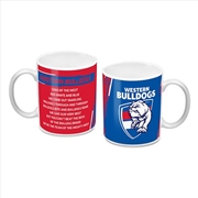 Buy AFL - Western Bulldogs Logo And Song Mug