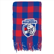 Buy AFL - Western Bulldogs Tartan Throw