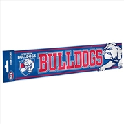 Buy AFL - Western Bulldogs Bumper Sticker