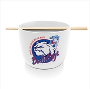 Buy AFL - Western Bulldogs Noodle Bowl/Chopsticks