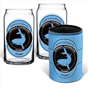 Buy NRL - Cronulla Sharks Can Glasses & Can Cooler