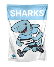 Buy NRL - Cronulla Sharks Mascot Wall Flag