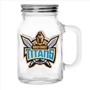 Buy NRL - Gold Coast Titans Glass Jar