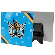 Buy NRL - Gold Coast Titans Mini Glass Clock