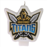 Buy NRL - Gold Coast Titans Logo Candle