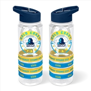 Buy NRL - Gold Coast Titans Tritan Bottle W Bands