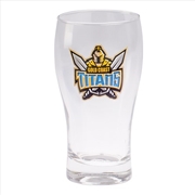 Buy NRL - Gold Coast Titans S/2 Schooner Glass